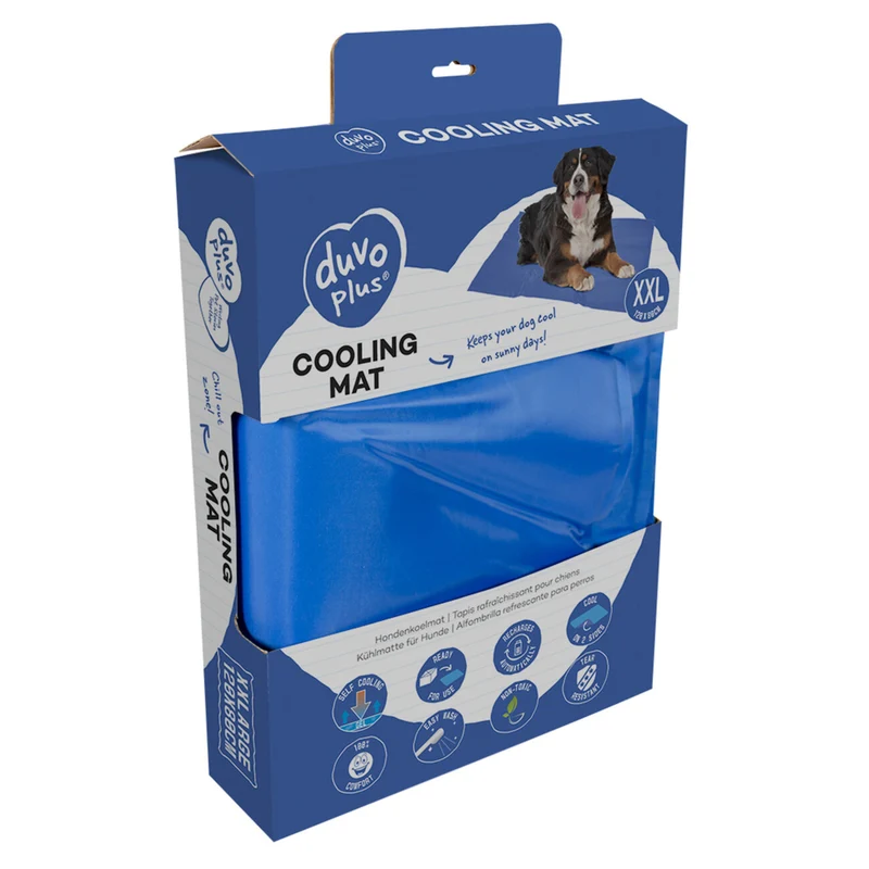Duvo+ Kühlmatte für Hunde Blau – Die perfekte Erfrischung für deinen Liebling im Sommer