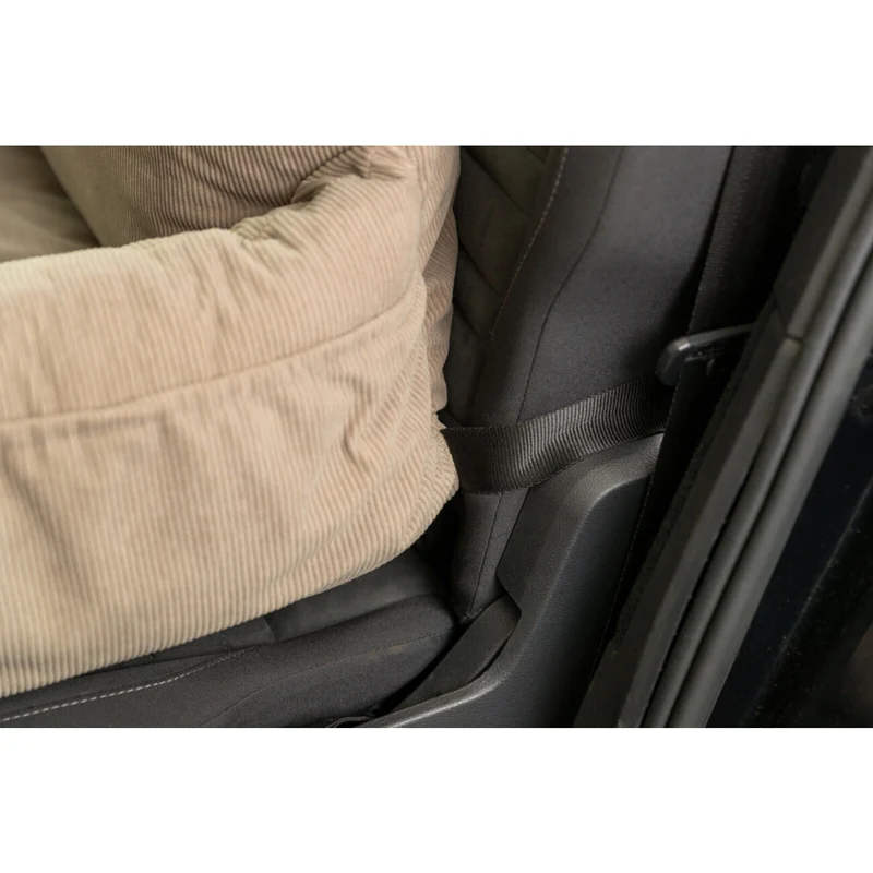 Autositz mit Cord-Optik, taupe