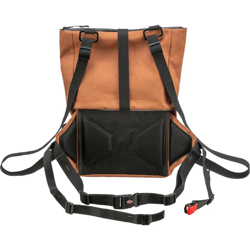 Rolltop als Hüfttasche und Hunde-Rucksack tragbar