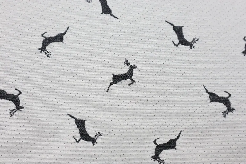 Dekostoff Flying Reindeer