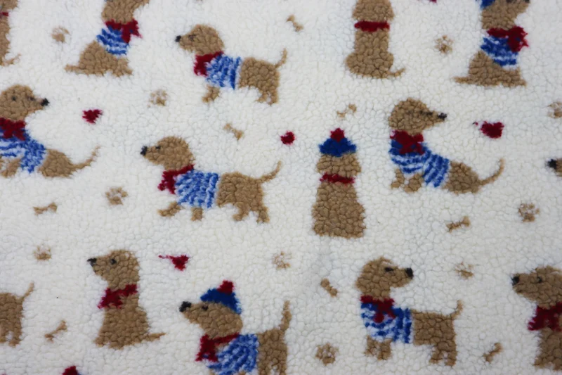 Teddy Stoff Jacquard Dackel Rudi