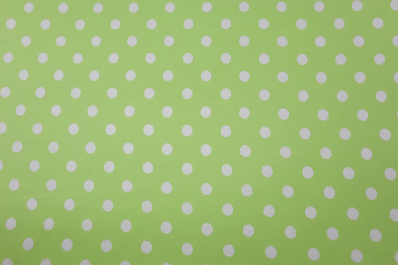 Strickjersey White Dots