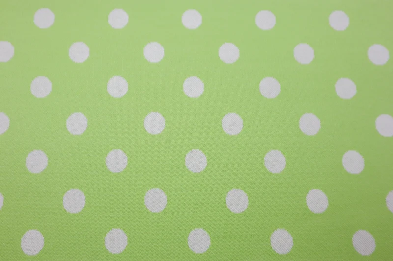 Strickjersey White Dots