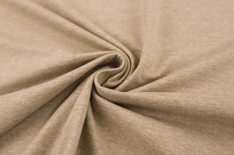 Baumwolljersey Melange Beige