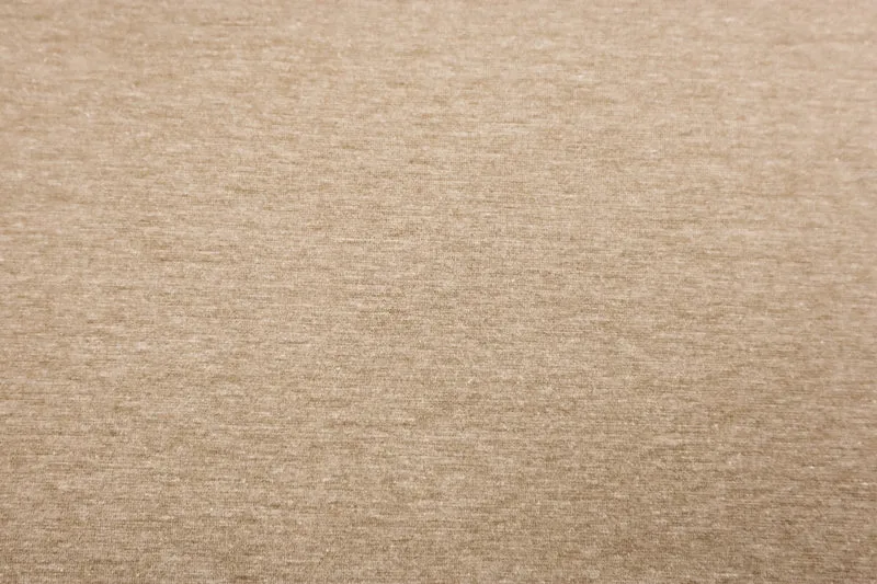 Baumwolljersey Melange Beige