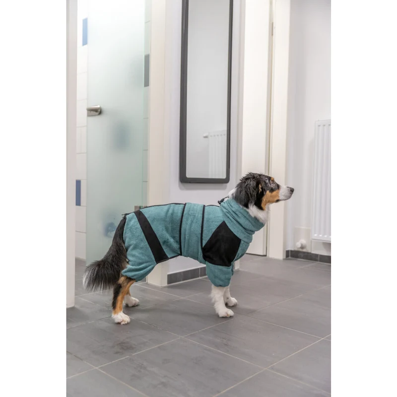 Bademantel und Haus-Overall für Hunde