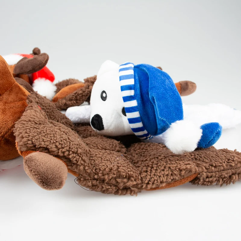 Xmas Plüsch quietschendes Kuscheltier für Hunde