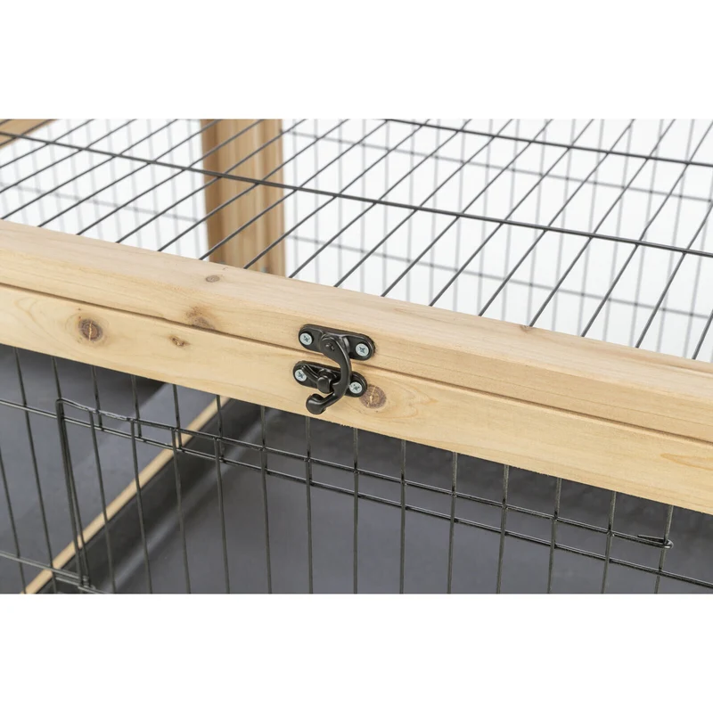 Kleintier Indoor Gehege aus Holz