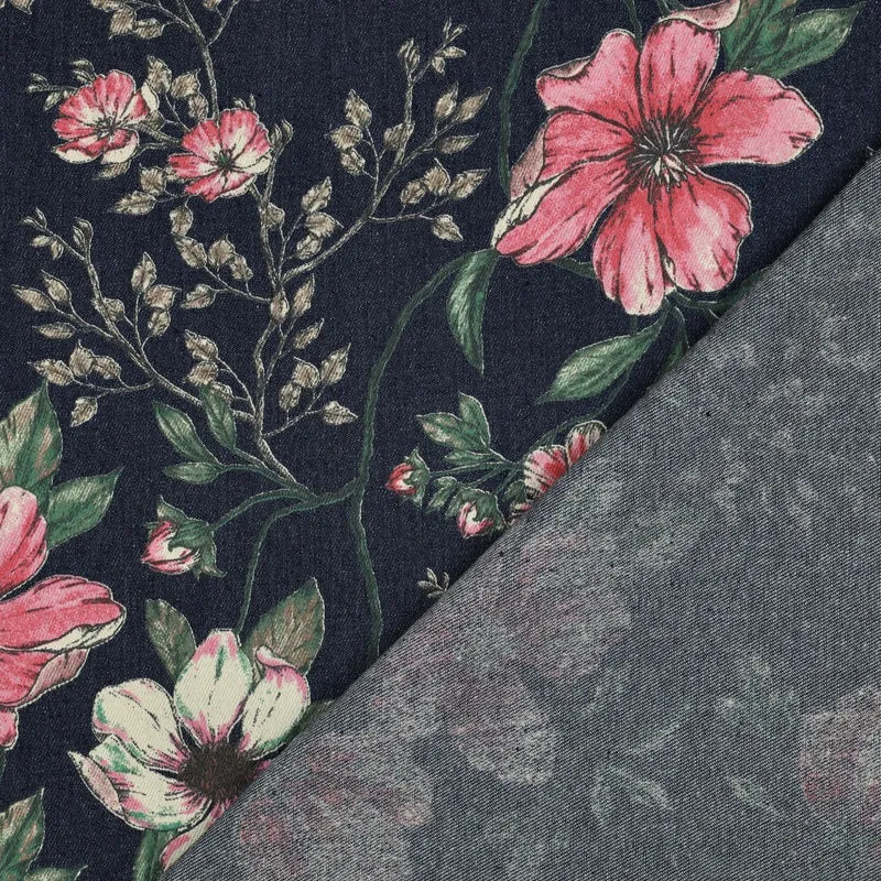 Denim Jeans Flowers