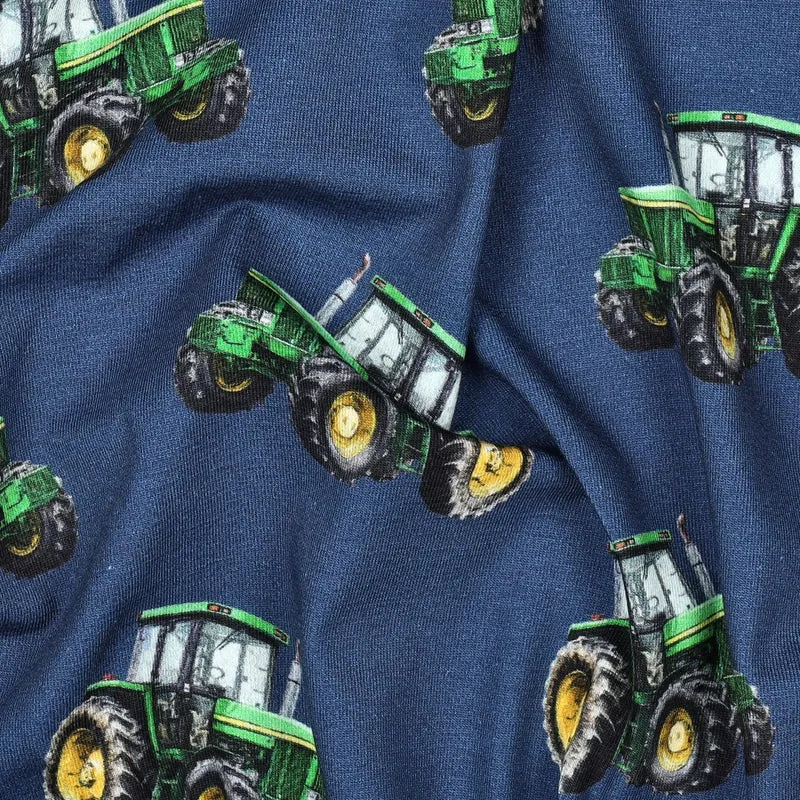 Baumwolljersey Digital Tractors by Poppy