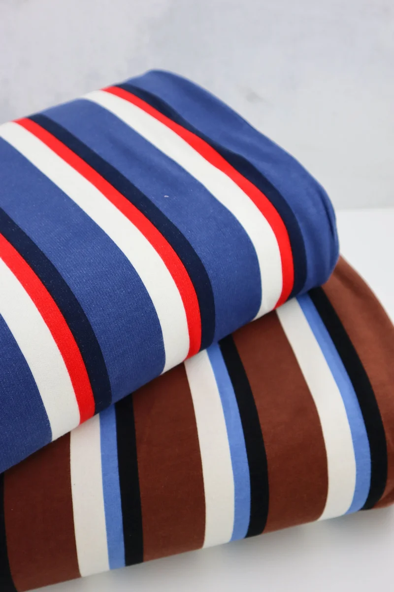 French Terry angeraut Stripes Bayo by Poppy