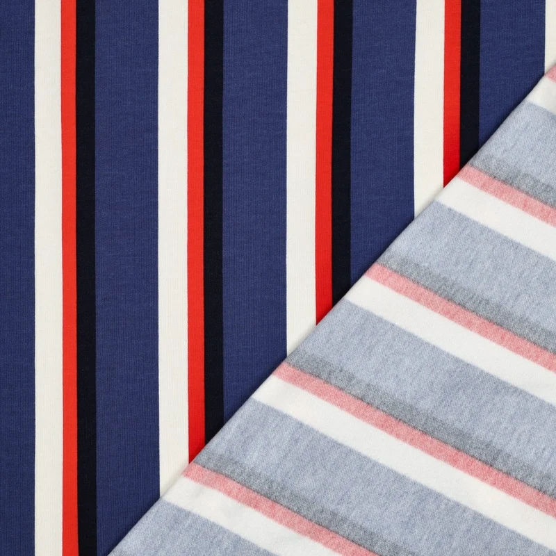 French Terry angeraut Stripes Bayo by Poppy