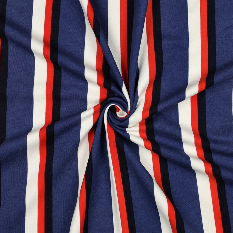 French Terry angeraut Stripes Bayo by Poppy