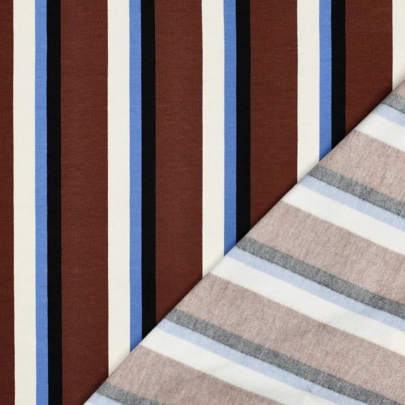 French Terry angeraut Stripes Bayo by Poppy