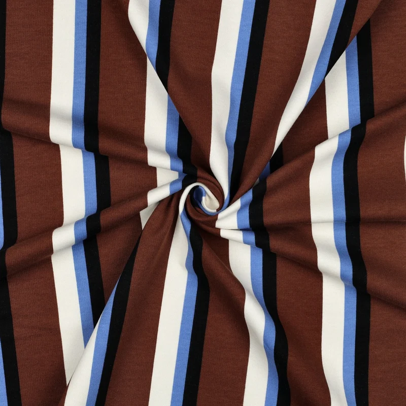 French Terry angeraut Stripes Bayo by Poppy