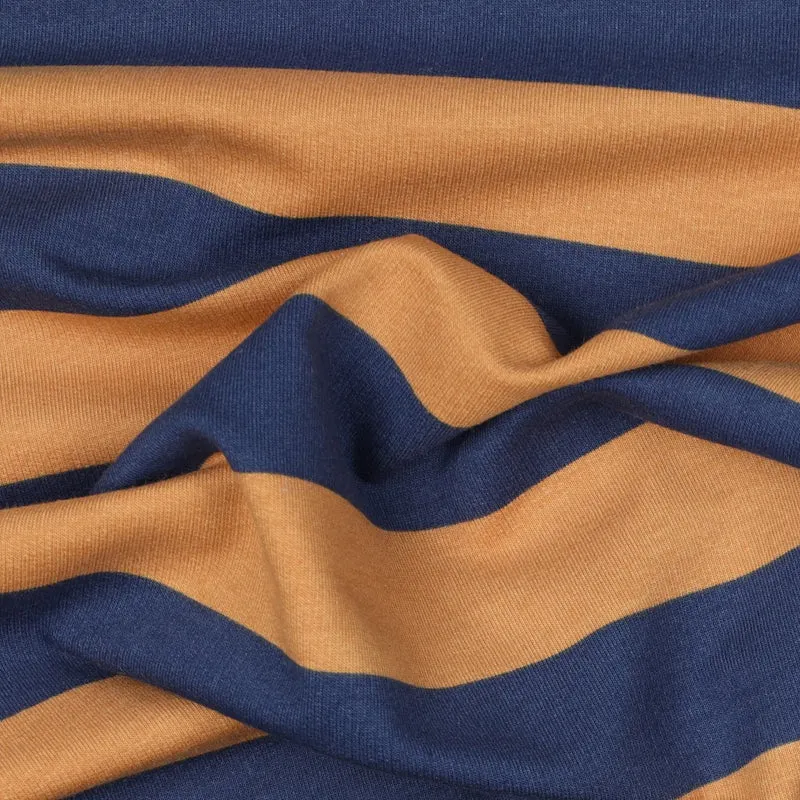 French Terry angeraut Bold Stripes by Poppy