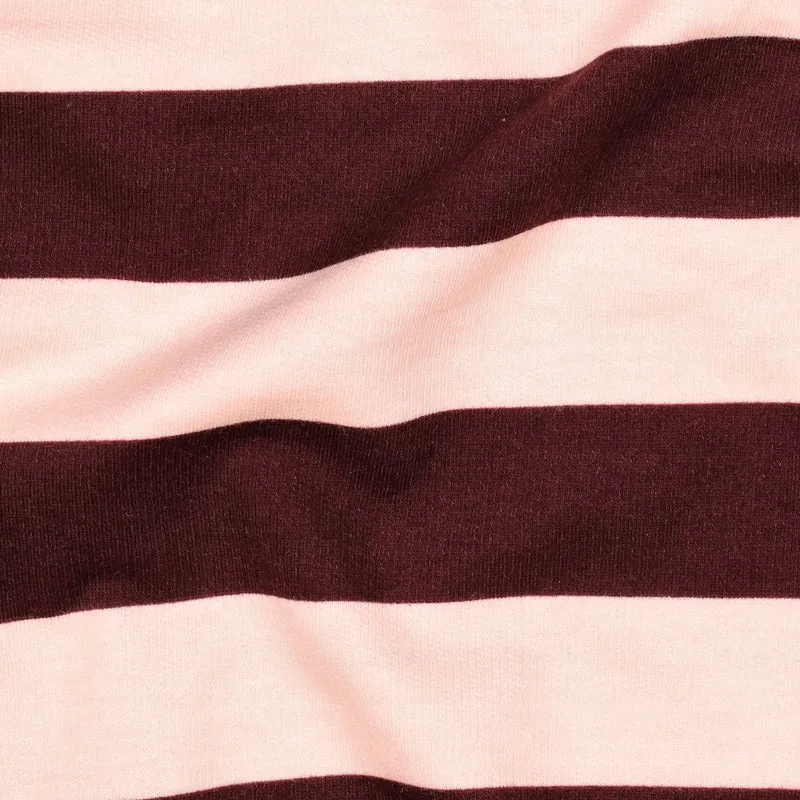 French Terry angeraut Bold Stripes by Poppy