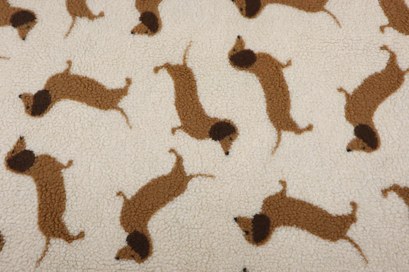 Teddy Stoff Jacquard Dackel
