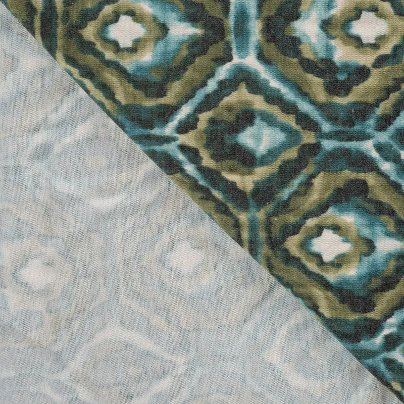 Strickjersey Shibori Look