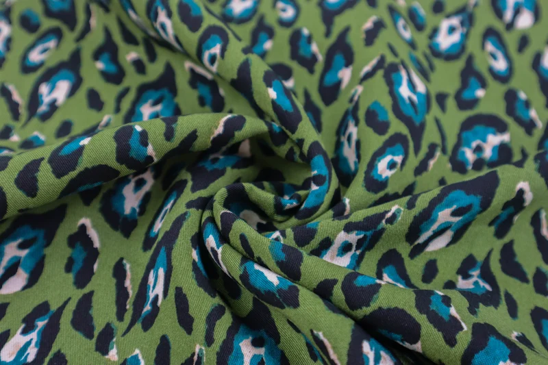Viskose Twill Colorful Leo