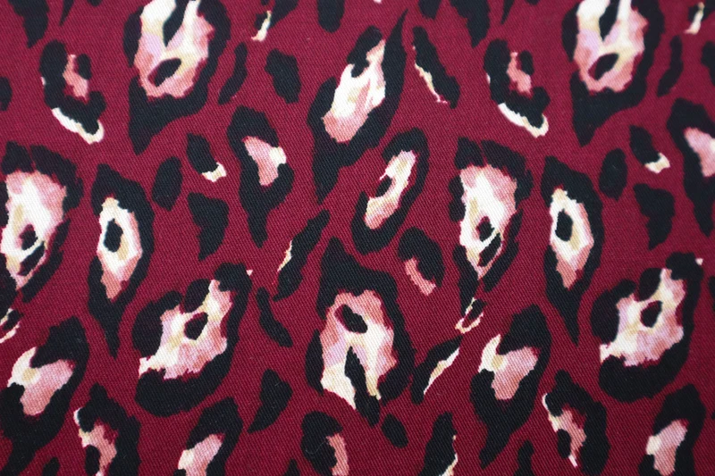 Viskose Twill Colorful Leo