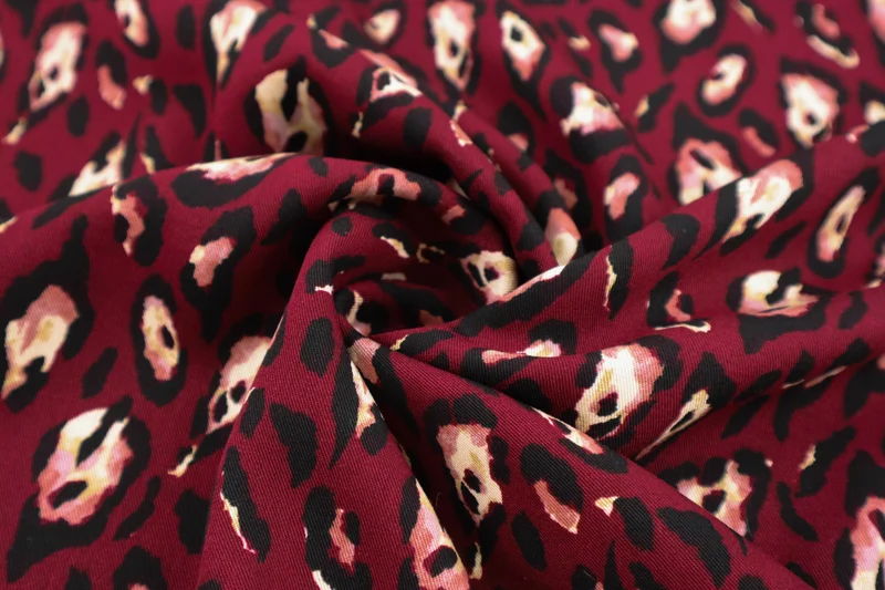 Viskose Twill Colorful Leo