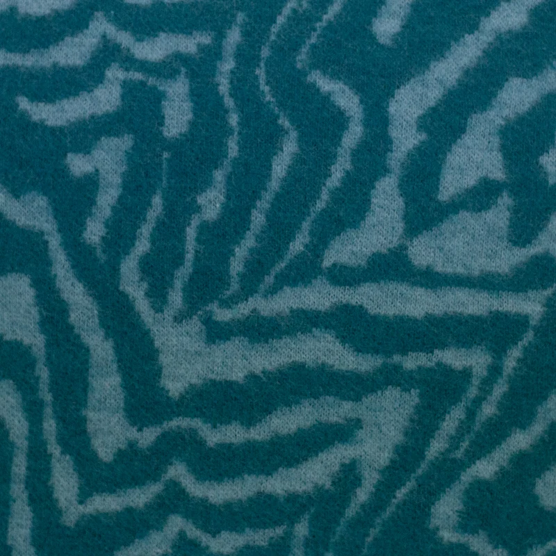 Baumwoll Jacquard Jersey Emily Animal Streifen