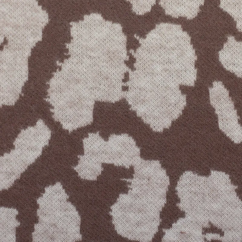 Baumwoll Jacquard Jersey Emily Animal Flecken