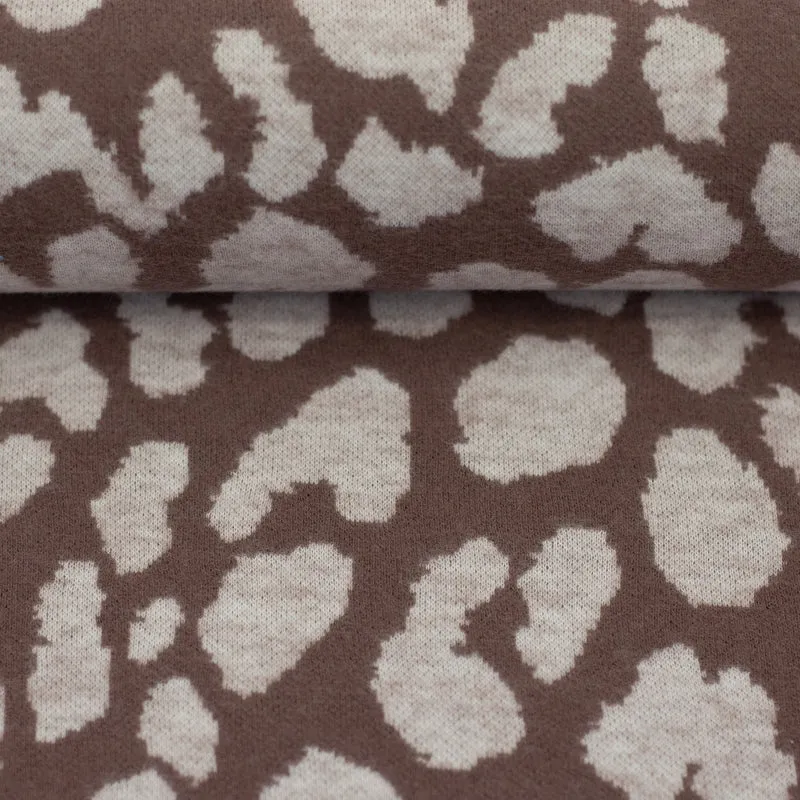 Baumwoll Jacquard Jersey Emily Animal Flecken