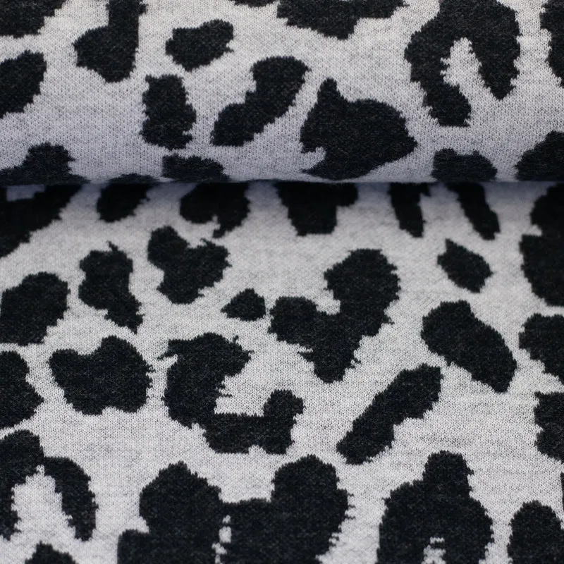 Baumwoll Jacquard Jersey Emily Animal Flecken