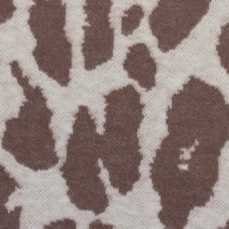 Baumwoll Jacquard Jersey Emily Animal Flecken
