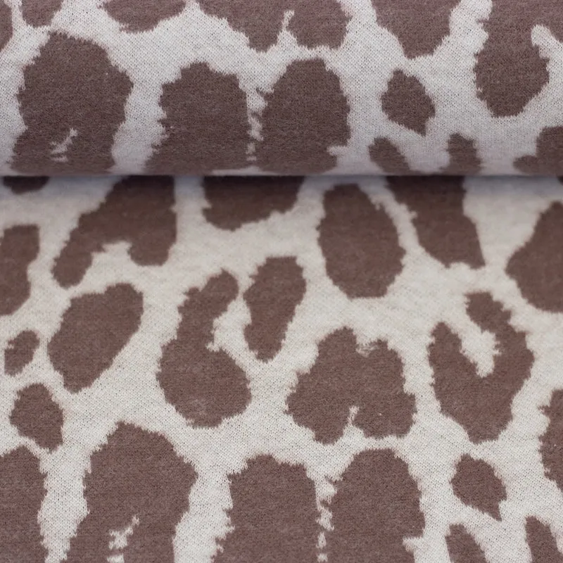 Baumwoll Jacquard Jersey Emily Animal Flecken