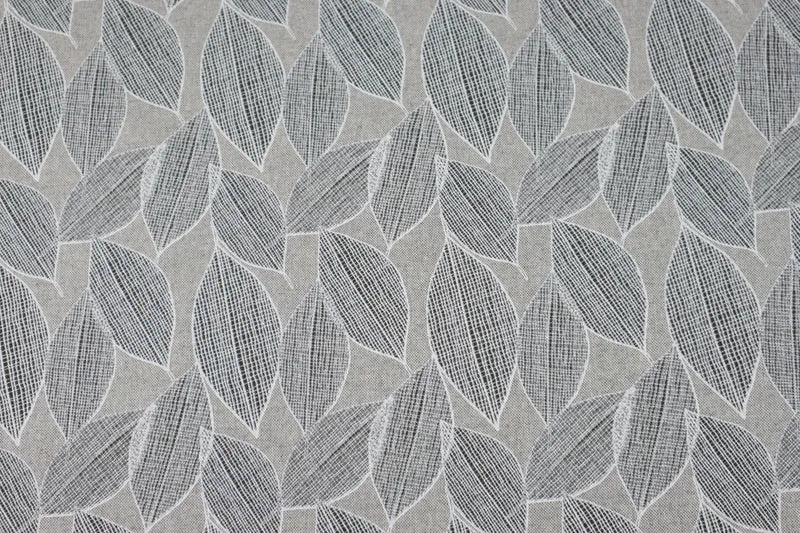 Dekostoff Striped Leaves