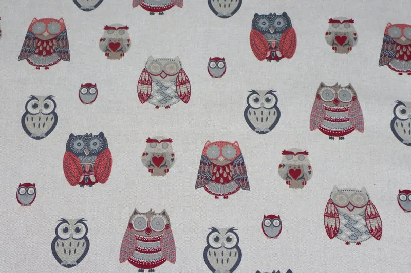 Dekostoff Cute Owls
