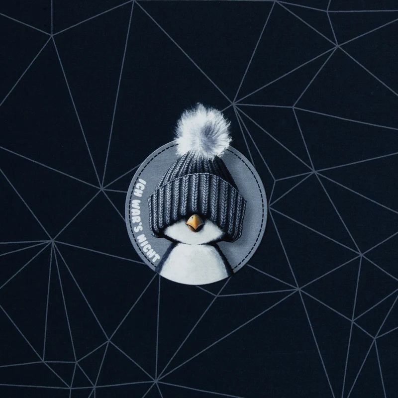 Sweatshirt Panel On The Rocks - Pinguin by Thorsten Berger