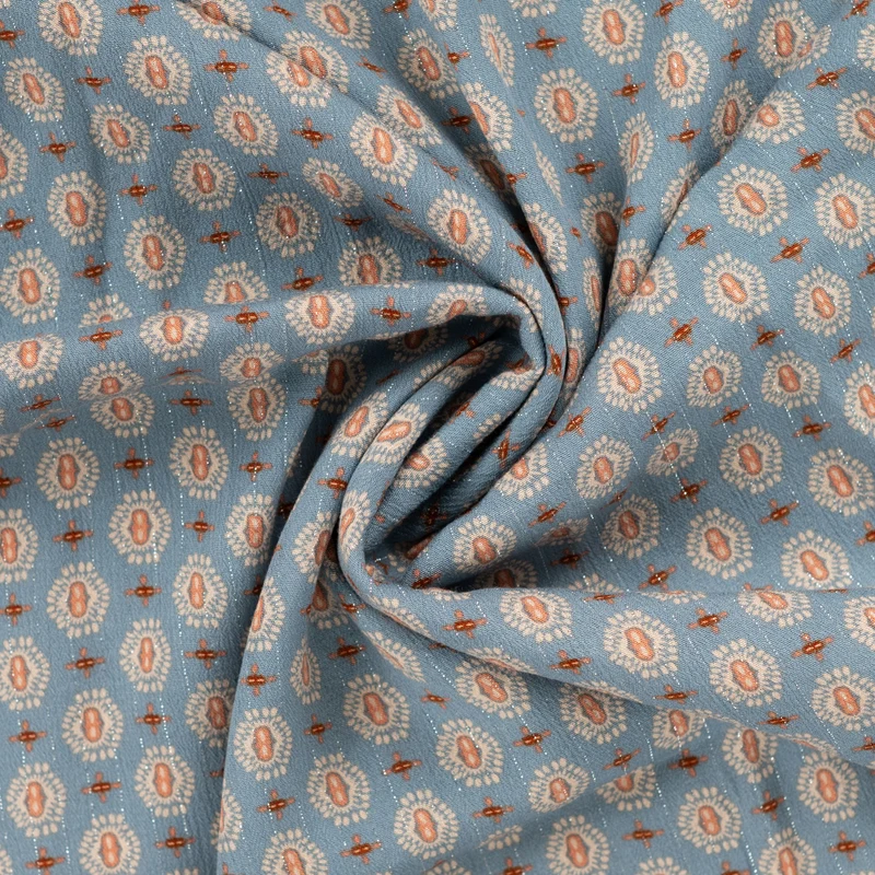 Viskose Crepe Ikat by Qjutie