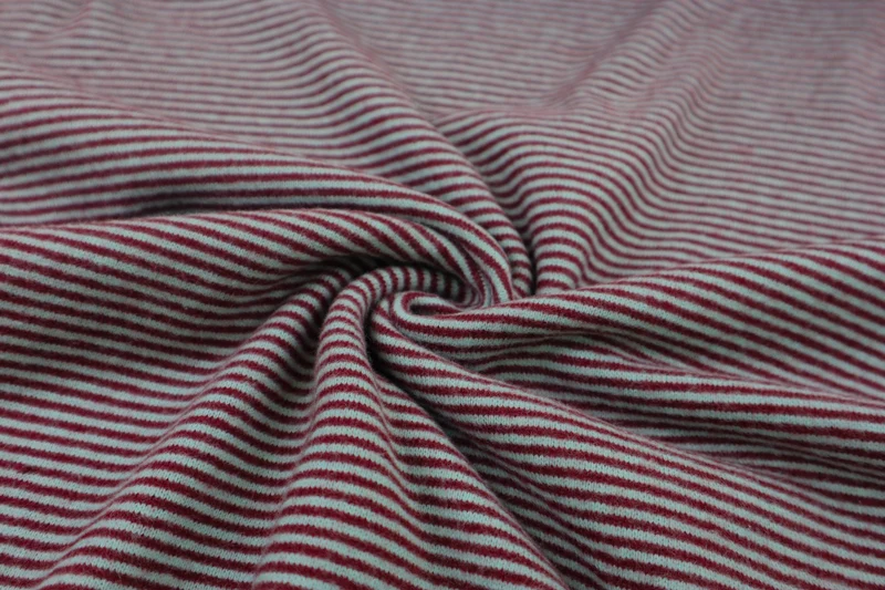 Baumwoll Strickstoff Little Stripes by Qjutie