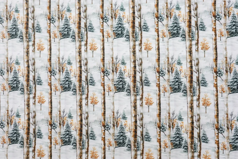 Baumwoll Popeline Cozy Christmas