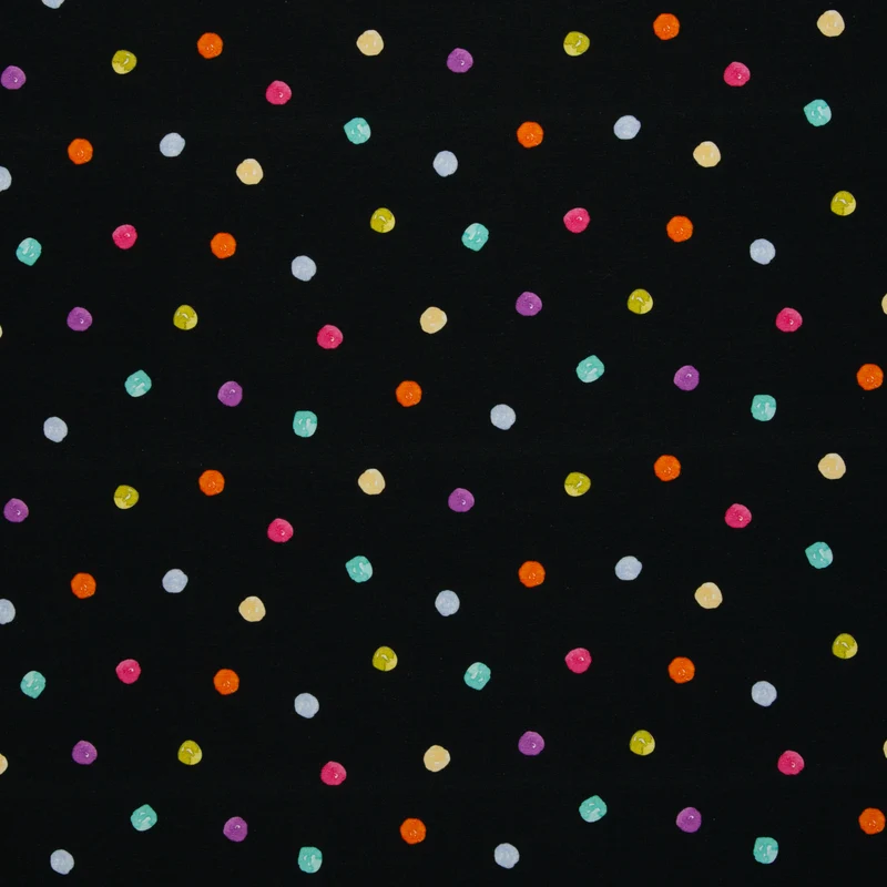 Baumwolljersey Flowerpop Dots by Hip Som Hap