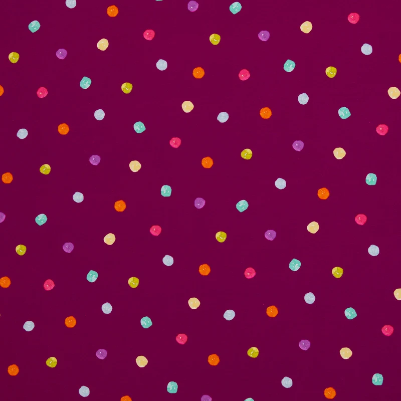 Baumwolljersey Flowerpop Dots by Hip Som Hap