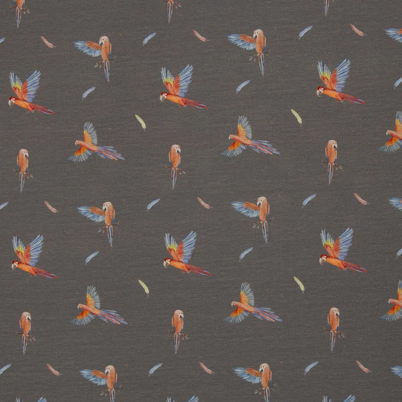 Baumwolljersey Wild Animals Papageien by Christiane Zielinski