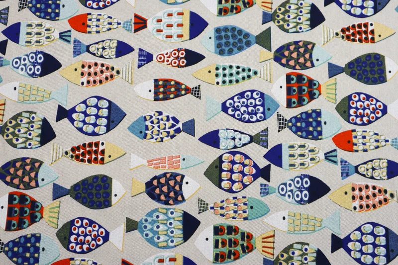 Dekostoff Colorful Fish