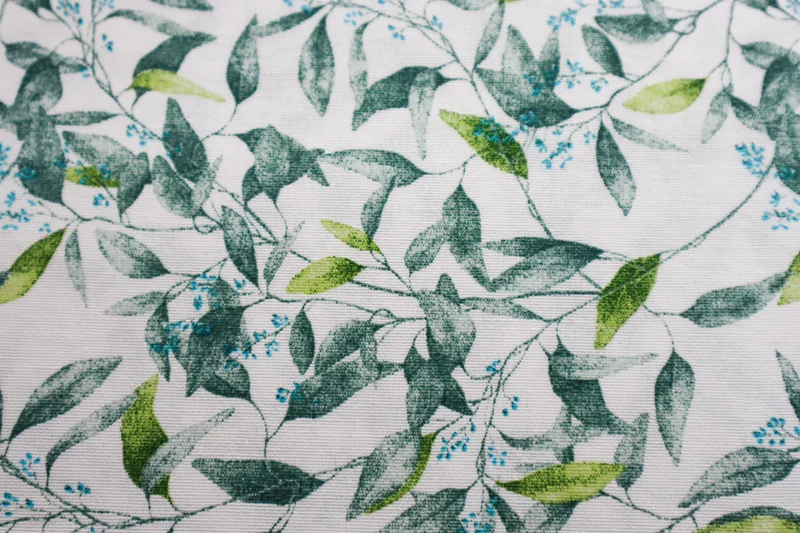 Dekostoff Green Lovely Leaves