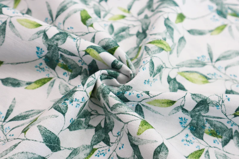 Dekostoff Green Lovely Leaves