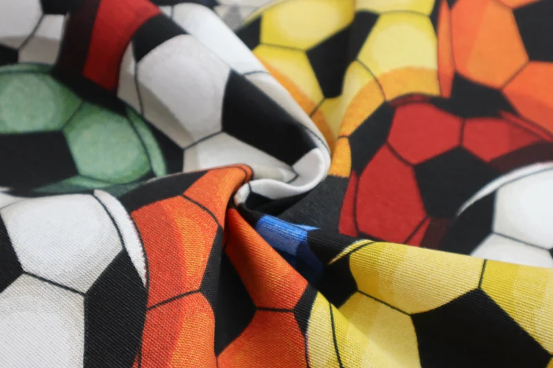 Dekostoff Colorful Football