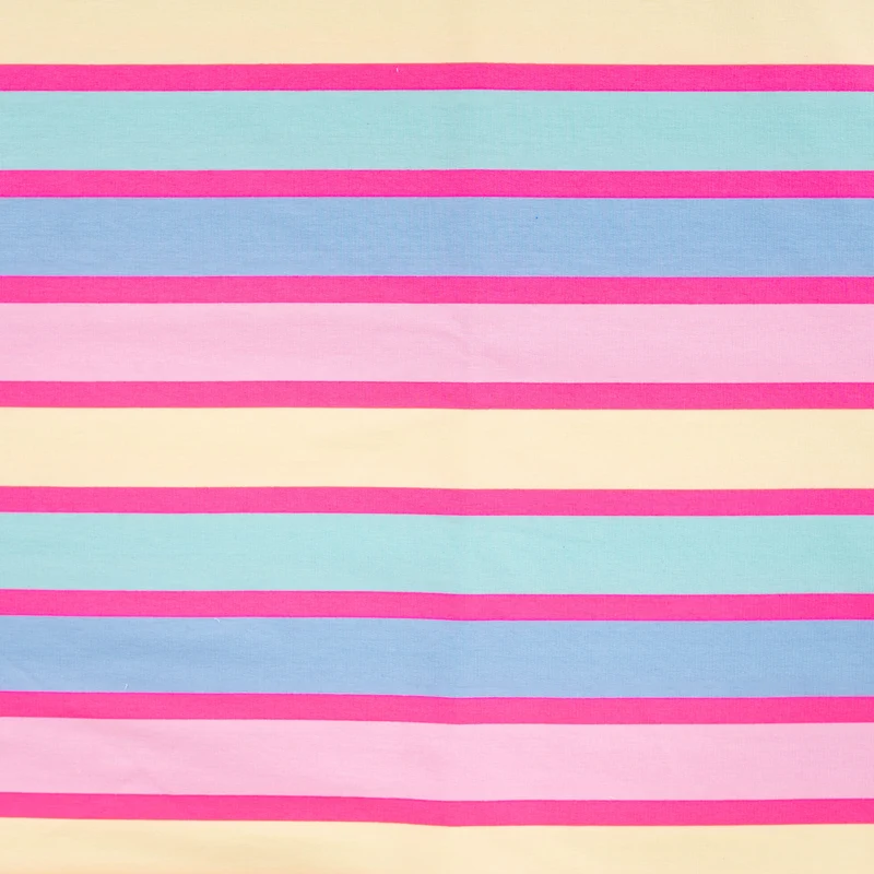 French Terry Neon Multi Stripes