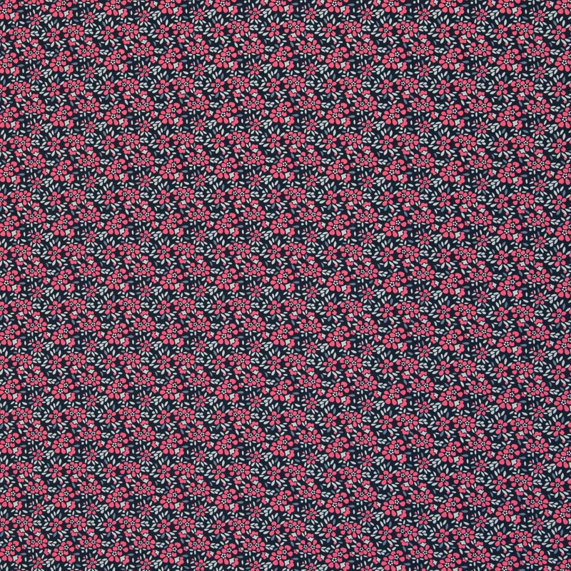 Baumwollstoff Dark Floral Romance