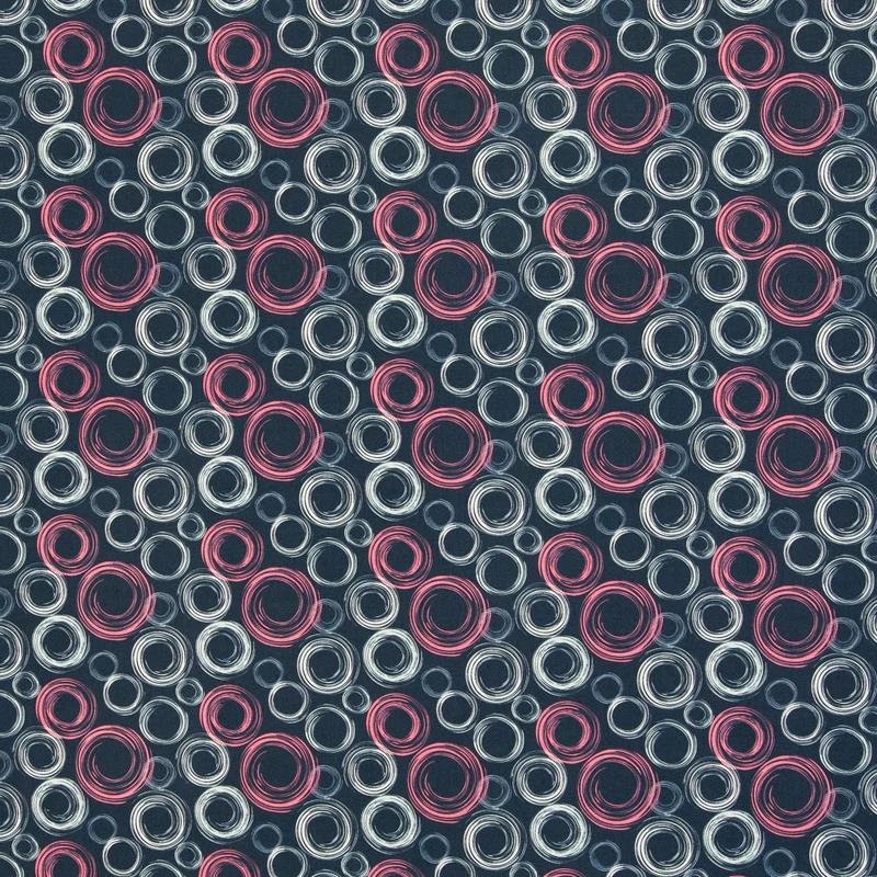 Baumwollstoff Dark Floral Romance