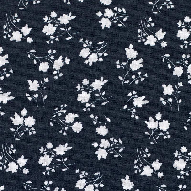 Baumwollstoff Dark Floral Romance