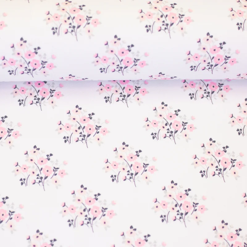 Baumwollstoff Light Floral Romance